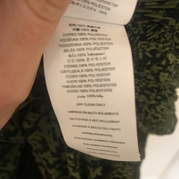 Michael by Michael Kors Green Floral Dress Size Small - Picture 9 of 9